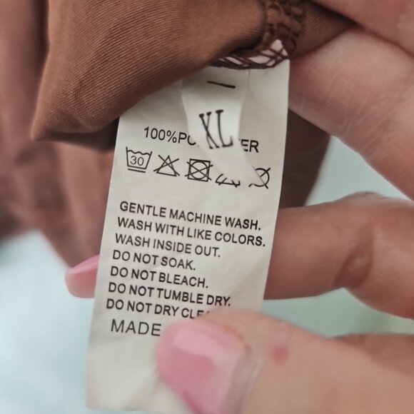 Womens Sz XL Babydoll Camisole Tank Top Brown Coquette  Y2k Style Lace - Picture 5 of 6